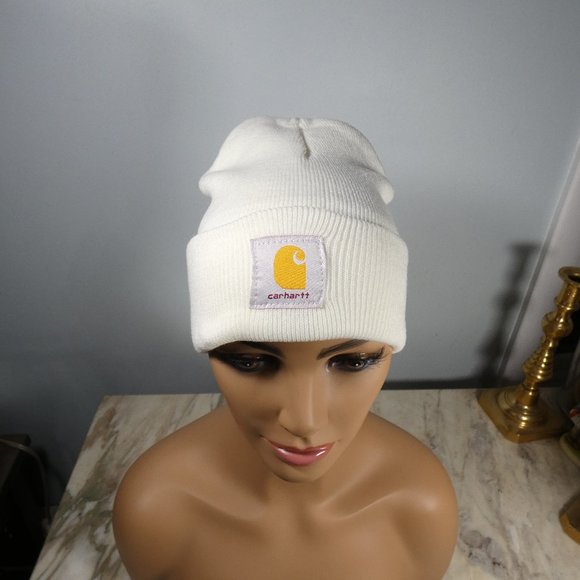 Carhartt Knit Cap Beanie Hat Ivory White *LAST ONE IN THIS COLOR* - Picture 12 of 16